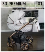 Otroški voziček Adbor 3D Premium 3v1 - slika 2
