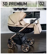 Otroški voziček Adbor 3D Premium 3v1 - slika 3