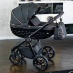 Otroški voziček Adbor 3D Ring 3v1, belo ogrodje - slika 9