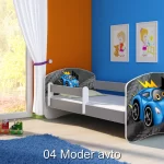 Otroška postelja Acma II, siva + vzmetnica