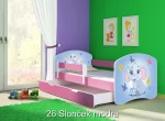 Otroška postelja Acma II, roza + vzmetnica - slika 72