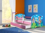 Otroška postelja Acma II, roza + vzmetnica - slika 78