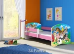 Otroška postelja Acma II, roza + vzmetnica - slika 35