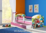 Otroška postelja Acma II, roza + vzmetnica - slika 91