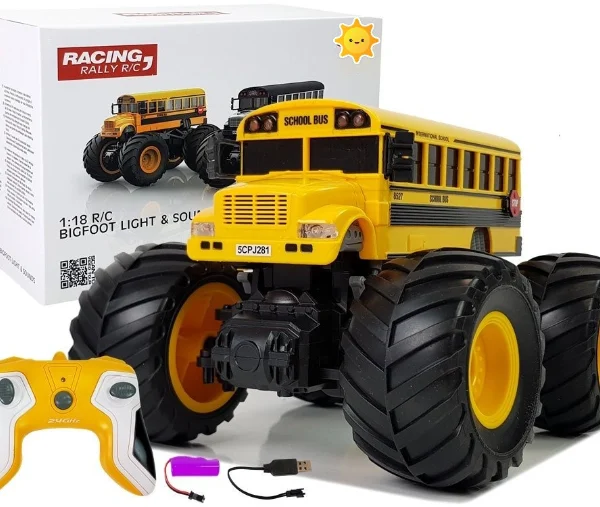 Šolski avtobus z velikimi kolesi na daljinca R/C