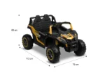 Otroški buggy na akumulator Axel 4x45W, zlat - slika 19