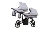Otroški voziček za dvojčka BabyLux Trailux Duo