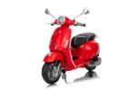 Otroški skuter na akumulator Vespa ROMA 2x35W, rdeč