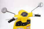 Otroški skuter na akumulator Vespa ROMA 2x35W, rumen - slika 10