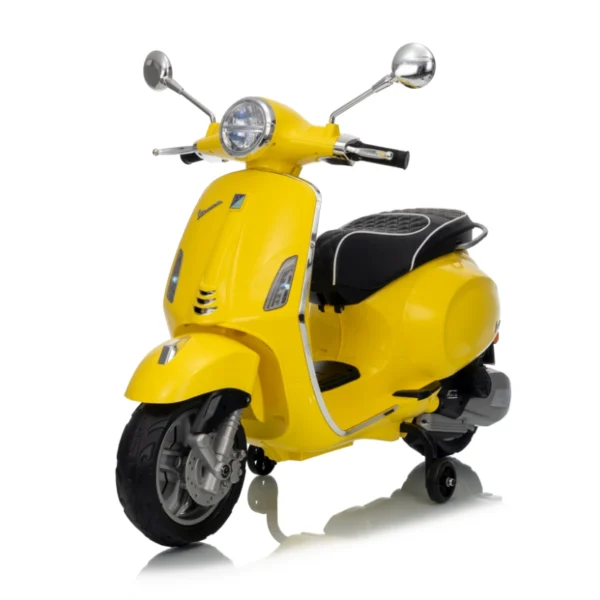 Otroški skuter na akumulator Vespa ROMA 2x35W, rumen