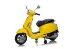 Otroški skuter na akumulator Vespa ROMA 2x35W, rumen - slika 30