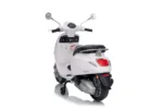 Otroški skuter na akumulator Vespa ROMA 2x35W, bel - slika 3