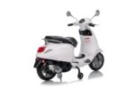 Otroški skuter na akumulator Vespa ROMA 2x35W, bel - slika 5