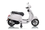 Otroški skuter na akumulator Vespa ROMA 2x35W, bel - slika 6