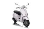Otroški skuter na akumulator Vespa ROMA 2x35W, bel - slika 8