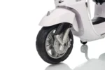 Otroški skuter na akumulator Vespa ROMA 2x35W, bel - slika 16