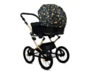 Otroški voziček BabyLux Margaret 3v1, zlato ogrodje - slika 26