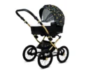 Otroški voziček BabyLux Margaret 3v1, zlato ogrodje - slika 28