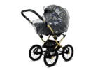 Otroški voziček BabyLux Margaret 3v1, zlato ogrodje - slika 29