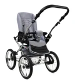 Otroški voziček BabyLux Margaret 3v1, srebrno ogrodje - slika 40