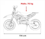 Otroški cross motor na bencin RENEGADE 50R, zelen - slika 24