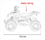 Otroški štirikolesnik na bencin RENEGADE HIPERFECT 50CC, rdeč - slika 22