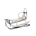 Otroške sani Rocker – z naslonjalom, potisnim ročajem in spalno vrečo - slika 14