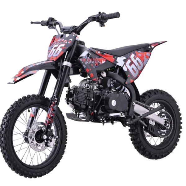 Motor cross na bencin IMMORTAL 110cc, rdeč