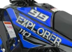 Štirikolesnik na bencin EXPLORER 110cc, modra - slika 12