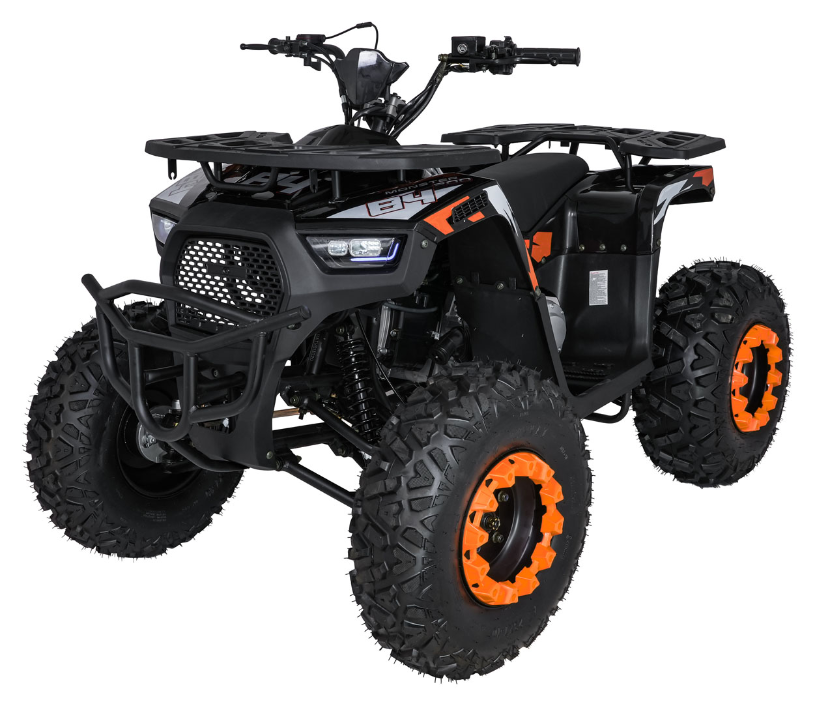 71021 Štirikolesnik na bencin MONSTER 200cc, oranžen - slika 1