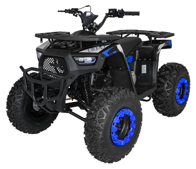 71078 Štirikolesnik na bencin MONSTER 200cc, moder - slika 1