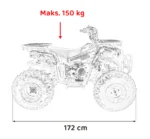 Štirikolesnik na bencin MONSTER 200cc, zelen - slika 31