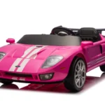 Otroški avto na akumulator Ford GT 4x100W, roza