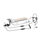 Otroške sani Rocker – z naslonjalom, potisnim ročajem in spalno vrečo - slika 16