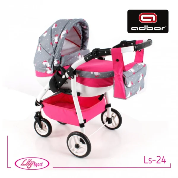 Otroški voziček za lutke Lily Sport, Ls-24