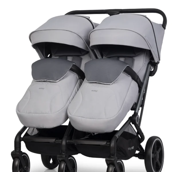 Športni voziček za dvojčka EasyGo Echo Cloudy Gray