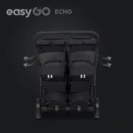 Športni voziček za dvojčka EasyGo Echo Ebony Black - slika 3
