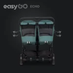 Športni voziček za dvojčka EasyGo Echo Sage Green - slika 3
