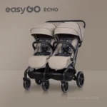 Športni voziček za dvojčka EasyGo Echo Savana Beige - slika 30