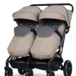 Športni voziček za dvojčka EasyGo Echo Savana Beige