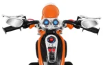 Otroški motor na akumulator Chopper NightBike, oranžen - slika 3
