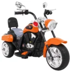 Otroški motor na akumulator Chopper NightBike, oranžen - slika 4