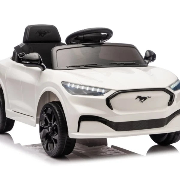 Otroški avto na akumulator Ford Mustang Mach-E 2x45W 24V, bel