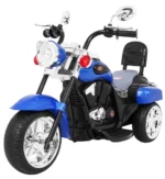Otroški motor na akumulator Chopper NightBike, moder