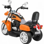 Otroški motor na akumulator Chopper NightBike, oranžen - slika 6