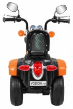 Otroški motor na akumulator Chopper NightBike, oranžen - slika 7