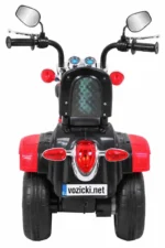 Otroški motor na akumulator Chopper NightBike, rdeč - slika 7