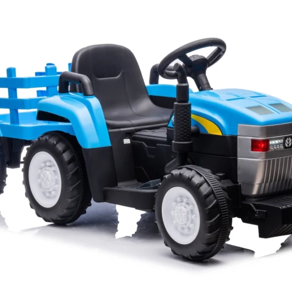 Otroški traktor na akumulator A009B 2x45W 12V, modra