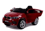 Otroški avto na akumulator BMW X6M 2x45W, rdeč lakiran - slika 3