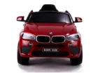 Otroški avto na akumulator BMW X6M 2x45W, rdeč lakiran - slika 4